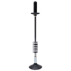 vidaXL Gleithammer mit Saugnapf 59 cm Kohlenstoffstahl