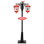 vidaXL Weihnachts-Straßenlampe mit Weihnachtsmann 81 x 40 x 188 cm PVC