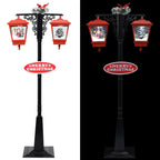 vidaXL Weihnachts-Straßenlampe mit Weihnachtsmann 81 x 40 x 188 cm PVC