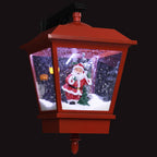 vidaXL Weihnachts-Wandleuchte mit LED-Licht und Weihnachtsmann Rot