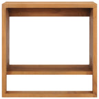 vidaXL Handtuchregal zur Wandmontage 35×20×35 cm Teak Massivholz