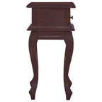 vidaXL Nachttisch Klassisch Braun 35x30x60 cm Massivholz Mahagoni