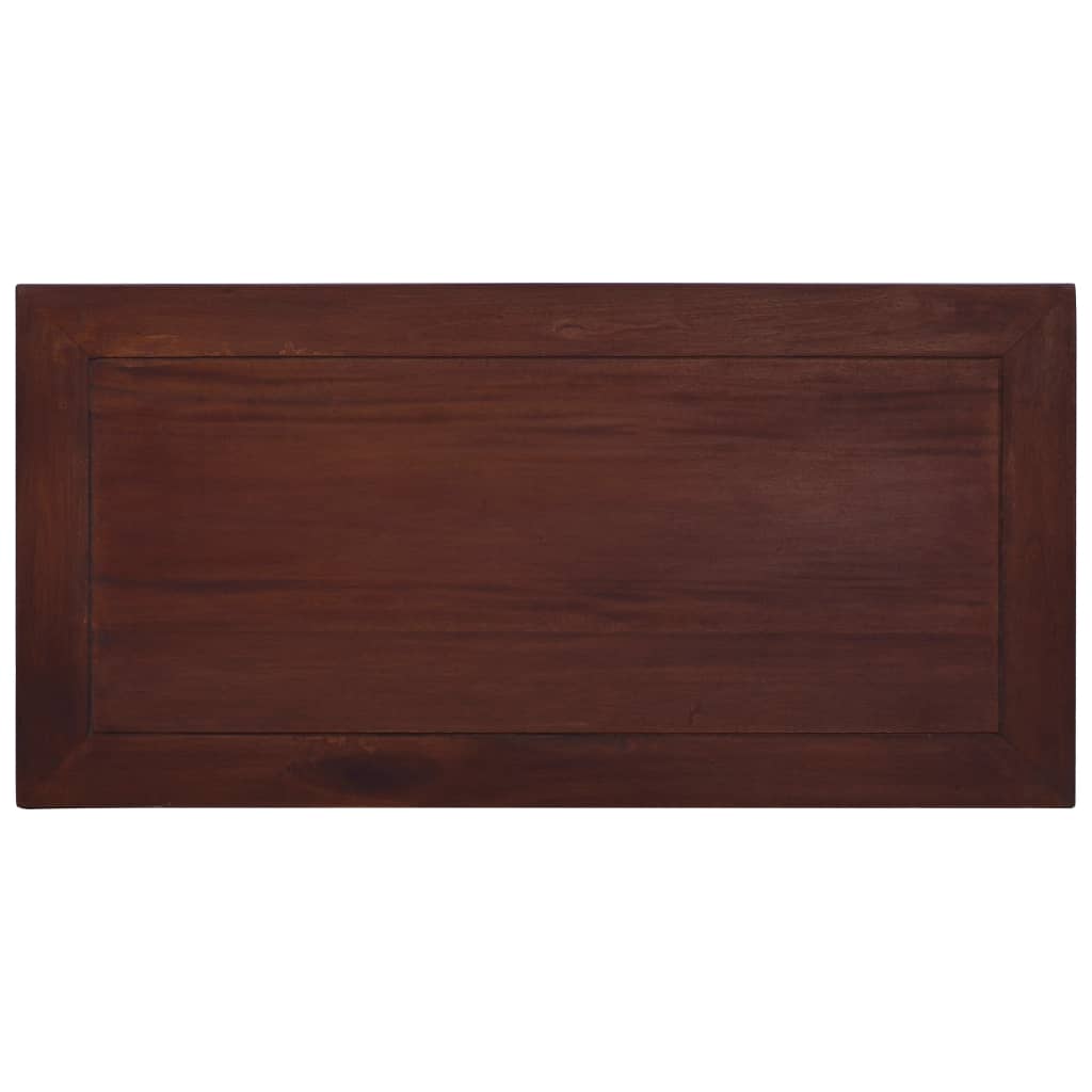 vidaXL Couchtisch Klassisch Braun Massivholz Mahagoni
