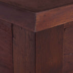 vidaXL Couchtisch Klassisch Braun Massivholz Mahagoni