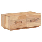 vidaXL Couchtisch 90 x 50 x 35 cm Recyceltes Massivholz