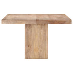 vidaXL Esstisch 120x120x77 cm Mango Massivholz