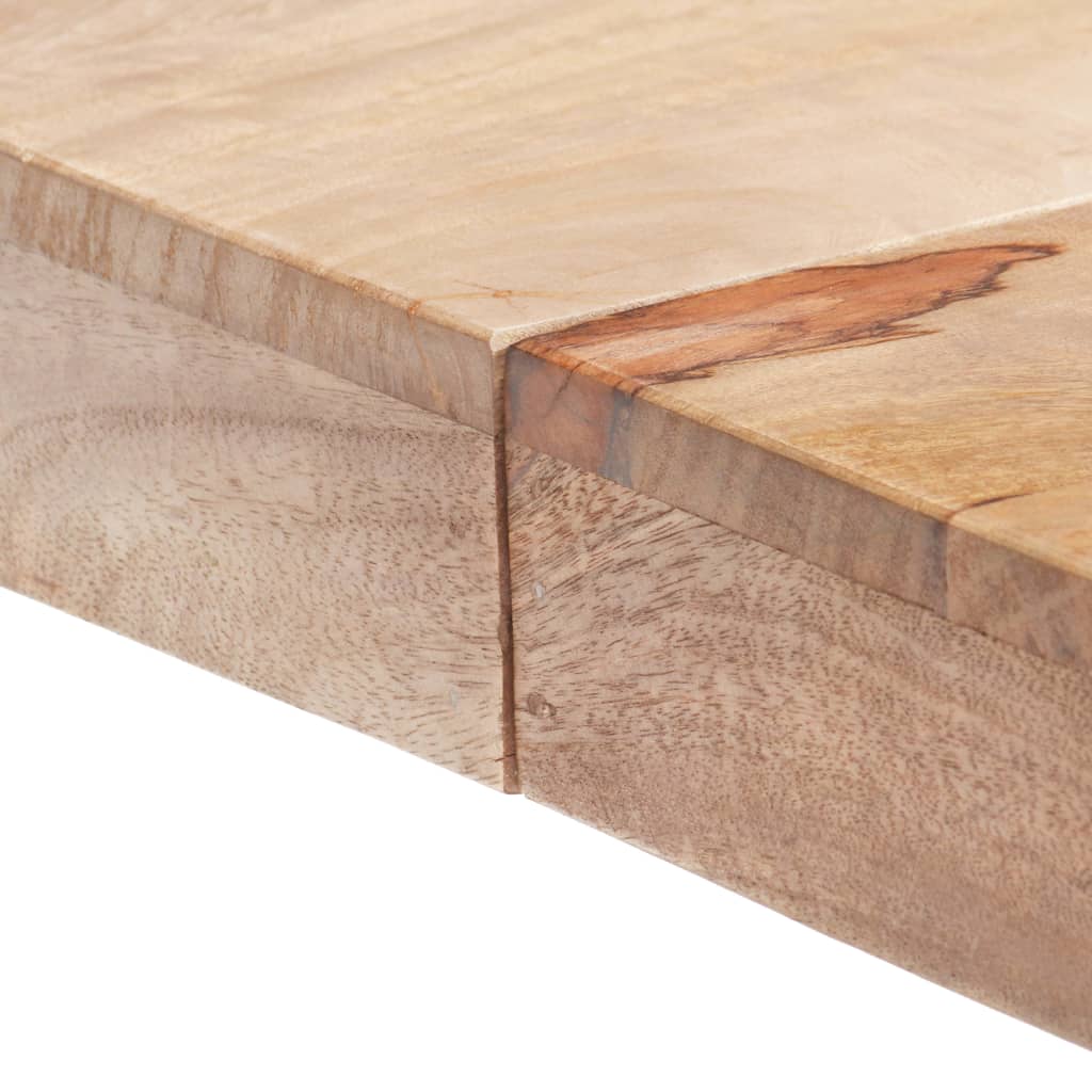 vidaXL Esstisch 120x120x77 cm Mango Massivholz