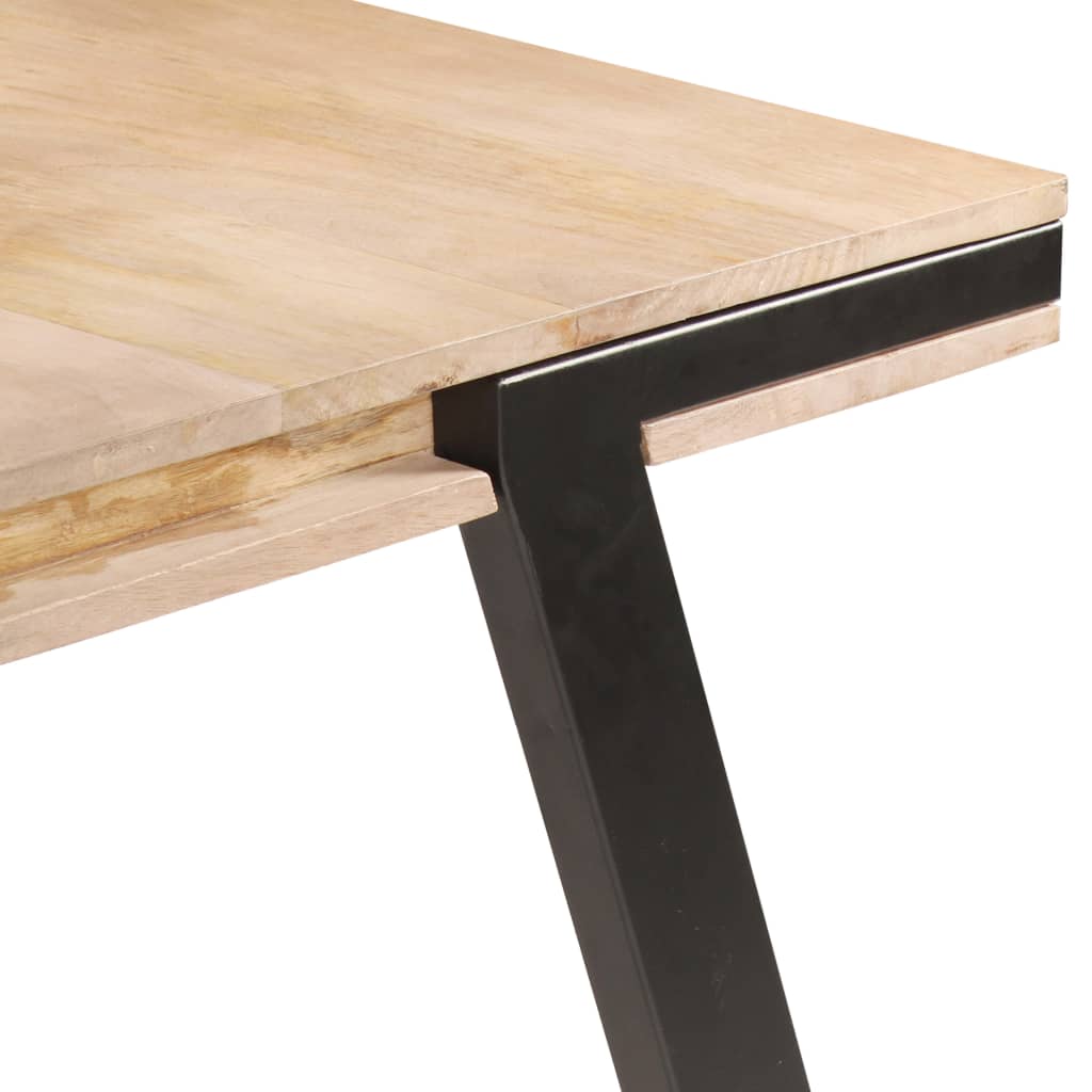 vidaXL Esstisch 180x90x76 cm Massivholz Mango