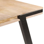 vidaXL Esstisch 180x90x76 cm Massivholz Mango
