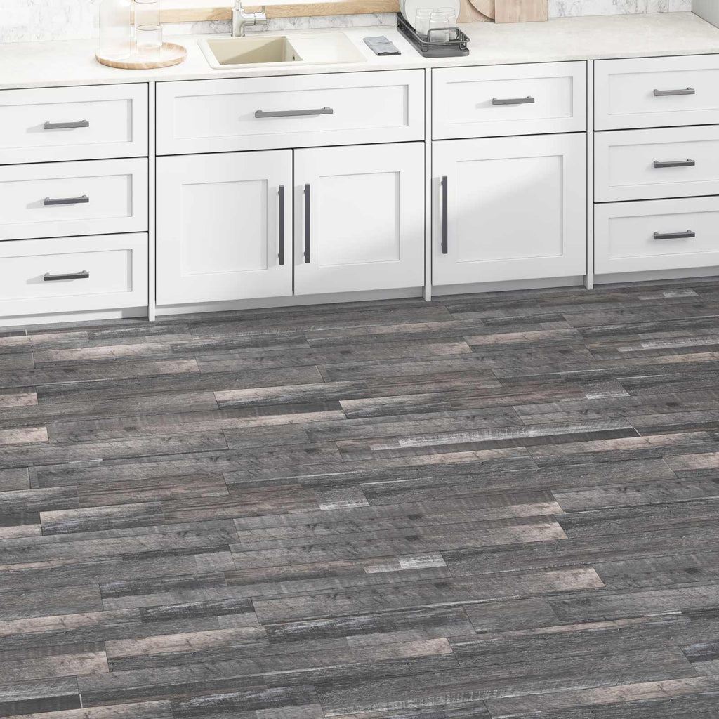 vidaXL Bodenplanken 5,02 m² 36 pcs PVC Industrielles Holz
