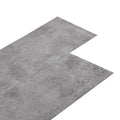 vidaXL Selbstklebende Bodenbelagsdiele 32 pcs Zementbraun 4,46 m² PVC