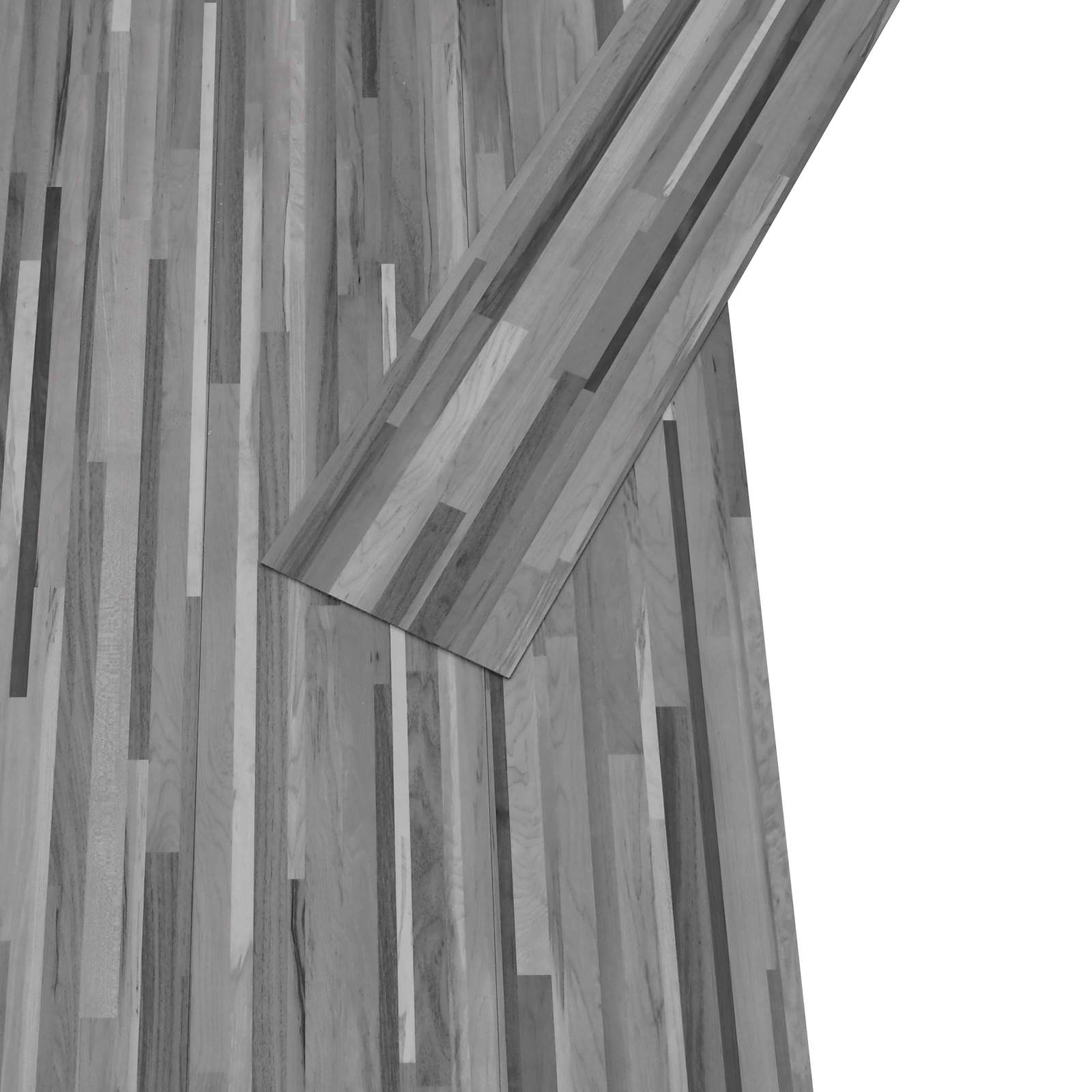 vidaXL Selbstklebende Bodenbelagsdiele 32 pcs Gestreiftes Grau 4,46 m²