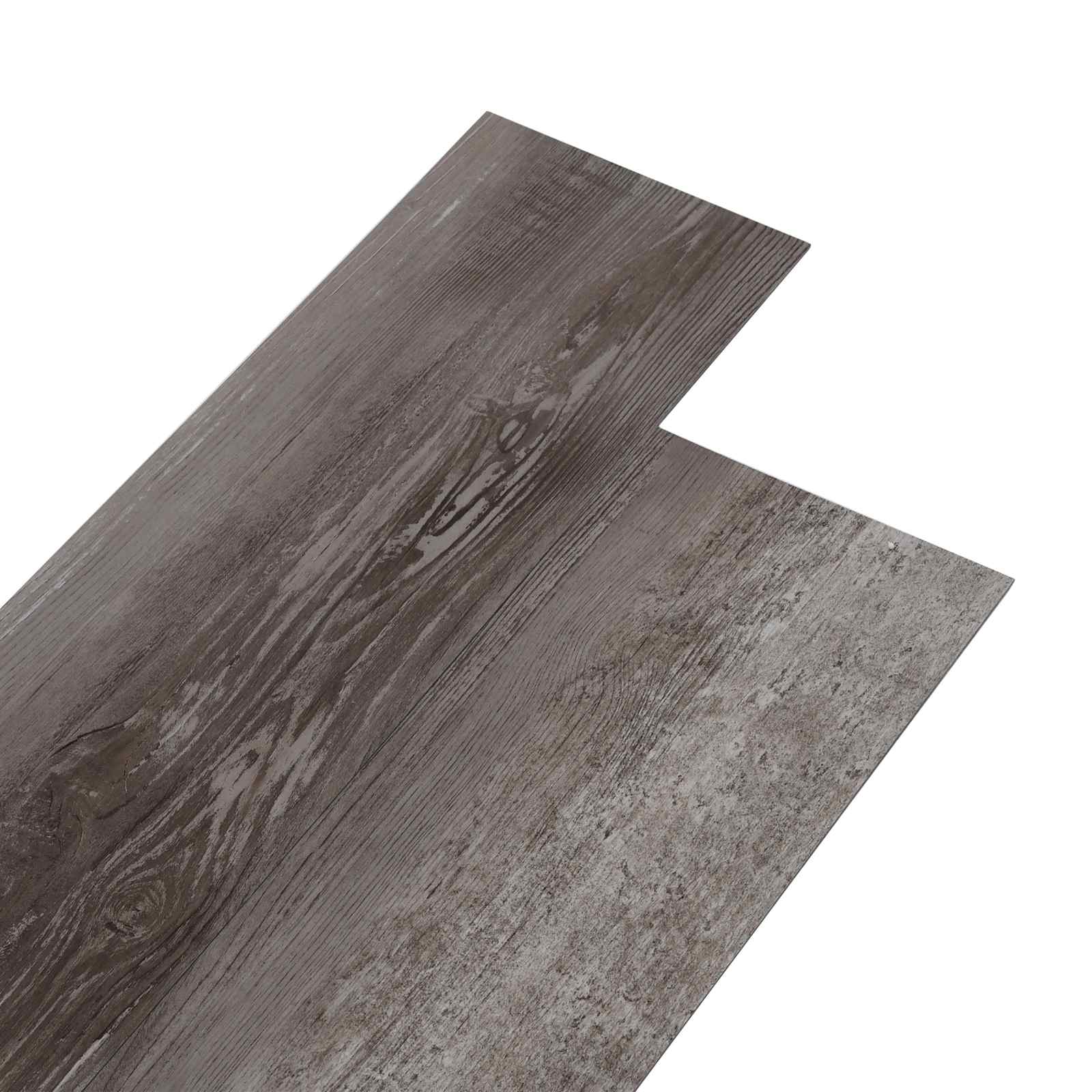vidaXL Selbstklebende Bodenbelagsdiele 32 pcs Gestreiftes Holz 4,46 m²