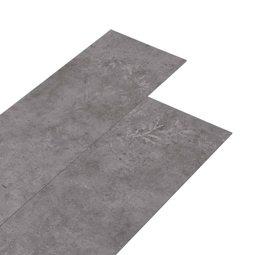 vidaXL Bodenplanken 36 pcs Betongrau 5,02 m² PVC