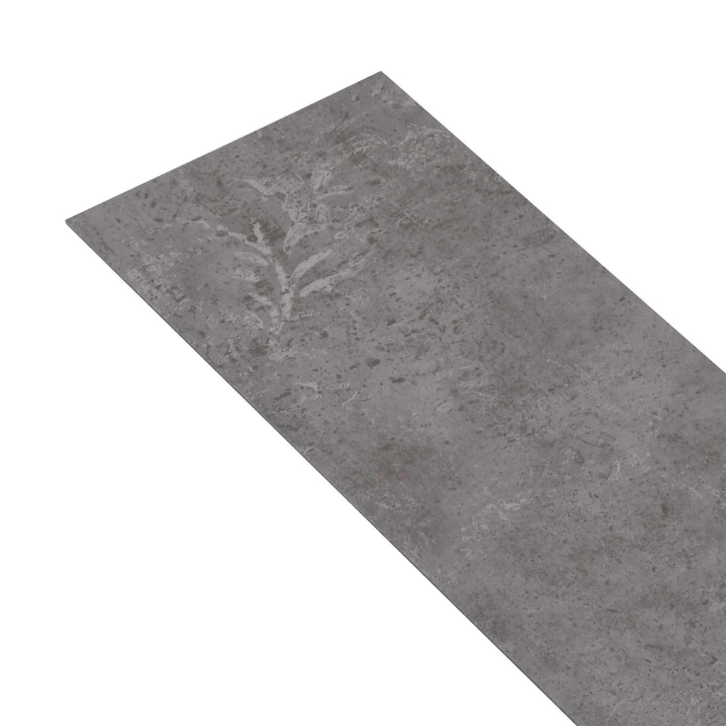 vidaXL Bodenplanken 36 pcs Betongrau 5,02 m² PVC
