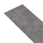 vidaXL Bodenplanken 36 pcs Betongrau 5,02 m² PVC