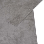vidaXL Bodenplanken 36 pcs Betongrau 5,02 m² PVC