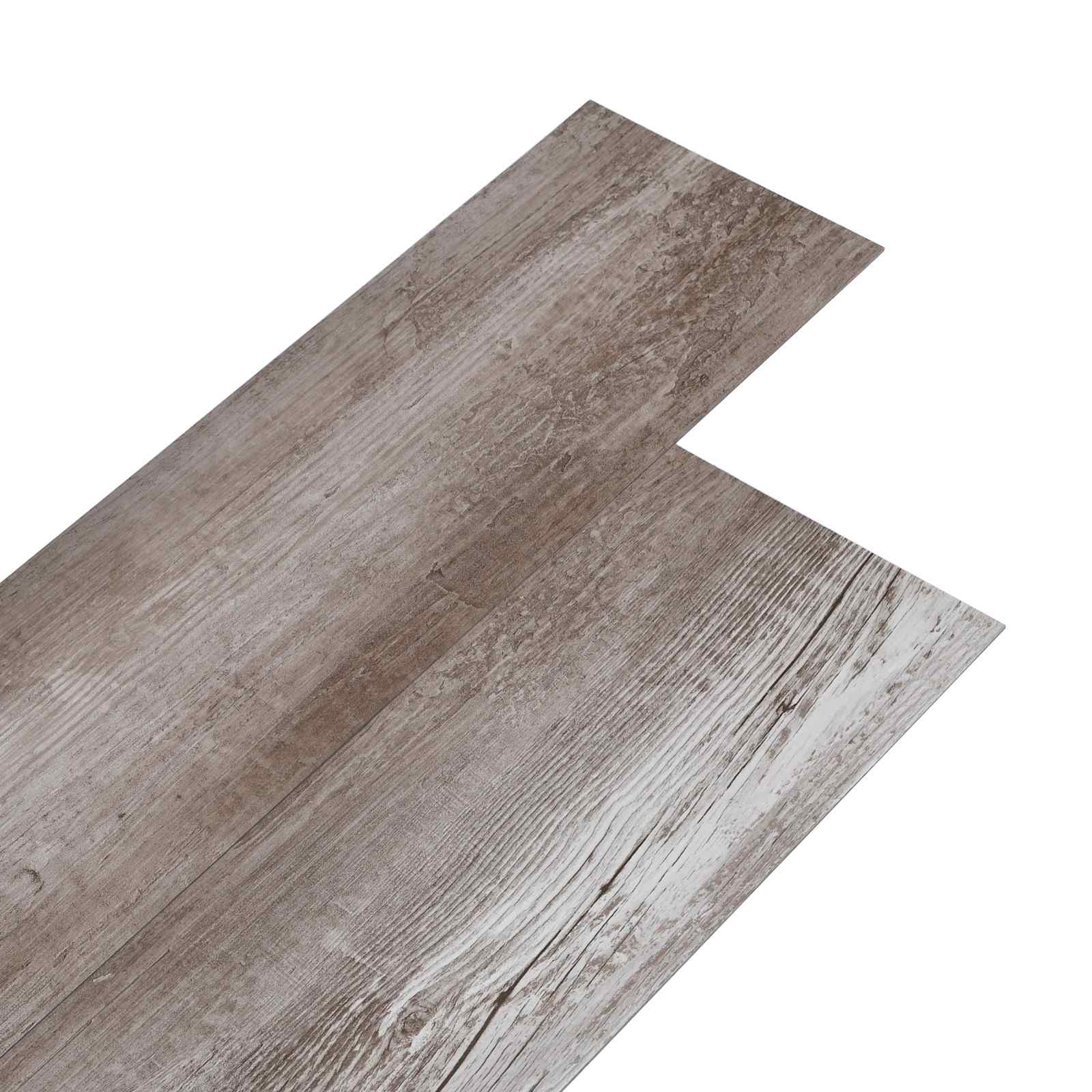 vidaXL Bodenplanken 5,02 m² 36 pcs PVC Mattes Holzbraun