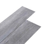 vidaXL Bodenplanken 5,02 m² 36 pcs PVC Mattes Holzgrau
