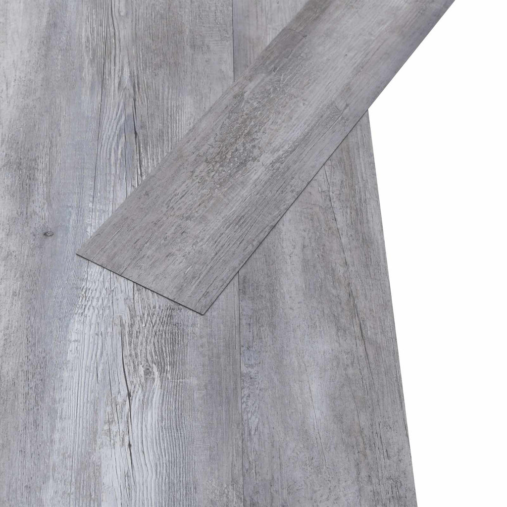 vidaXL Bodenplanken 5,02 m² 36 pcs PVC Mattes Holzgrau