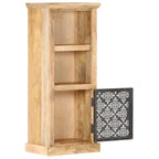 vidaXL Highboard mit Tür 45x32x110 cm Mango Massivholz