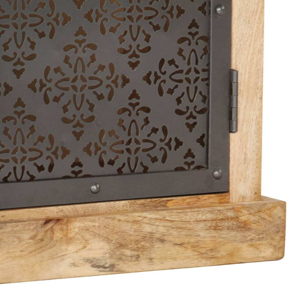vidaXL Highboard mit Tür 45x32x110 cm Mango Massivholz