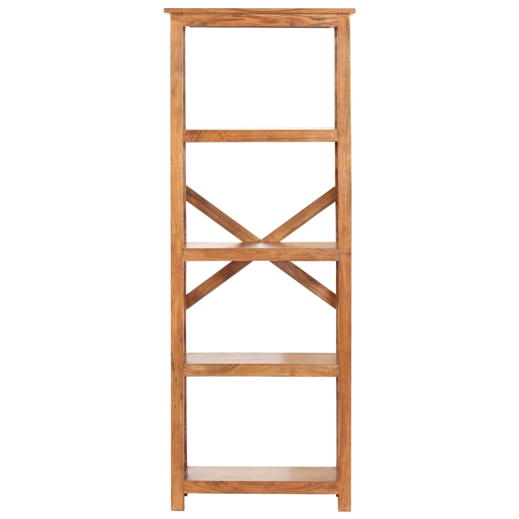 vidaXL Bücherregal 60x30x160 cm Massivholz mit Honigfarbenem Finish