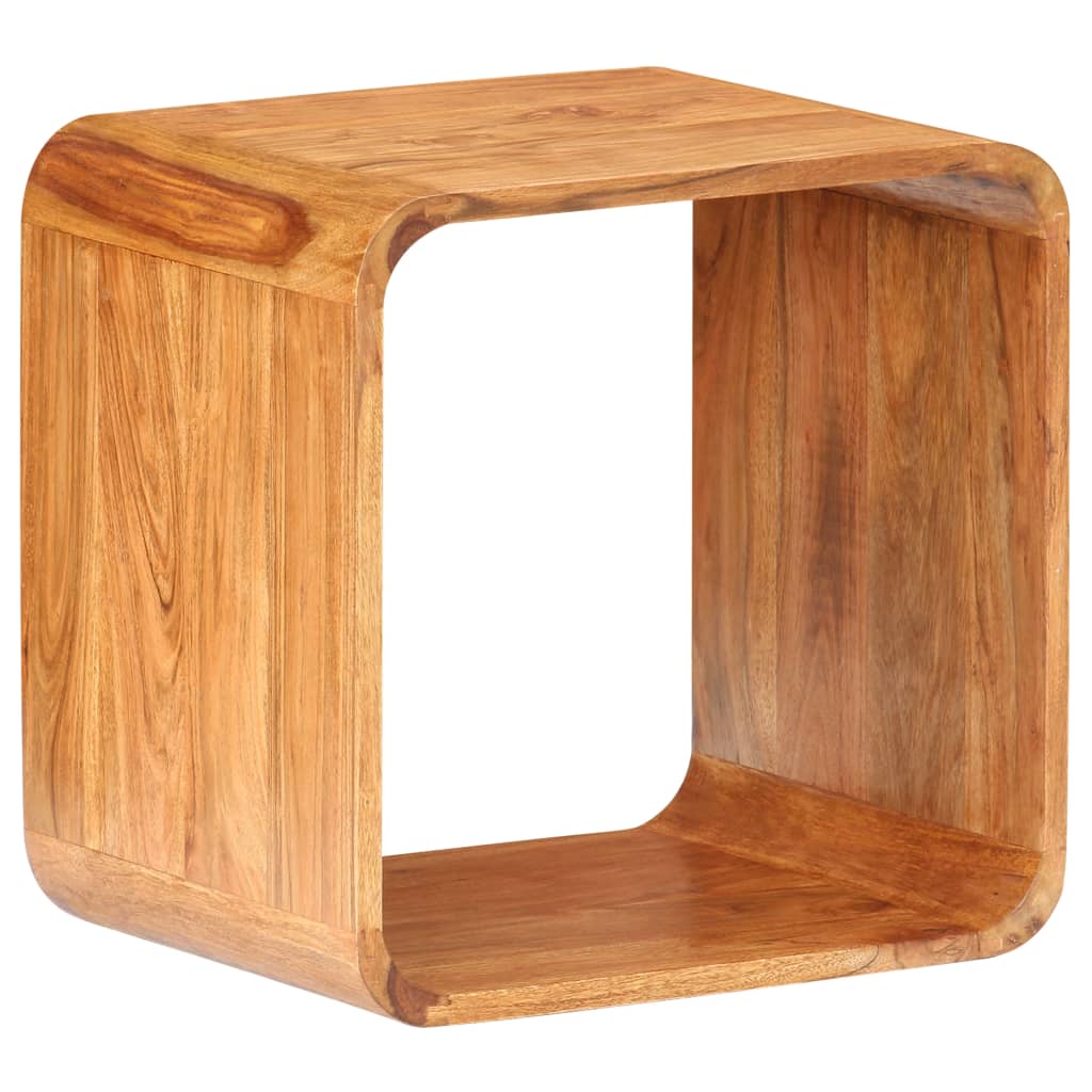 vidaXL Beistelltische 2 Stk. Massivholz mit Honigfarbenem Finish