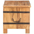 vidaXL Truhe 90x40x40 cm Massivholz Akazie