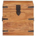 vidaXL Truhe 40x40x40 cm Akazie Massivholz
