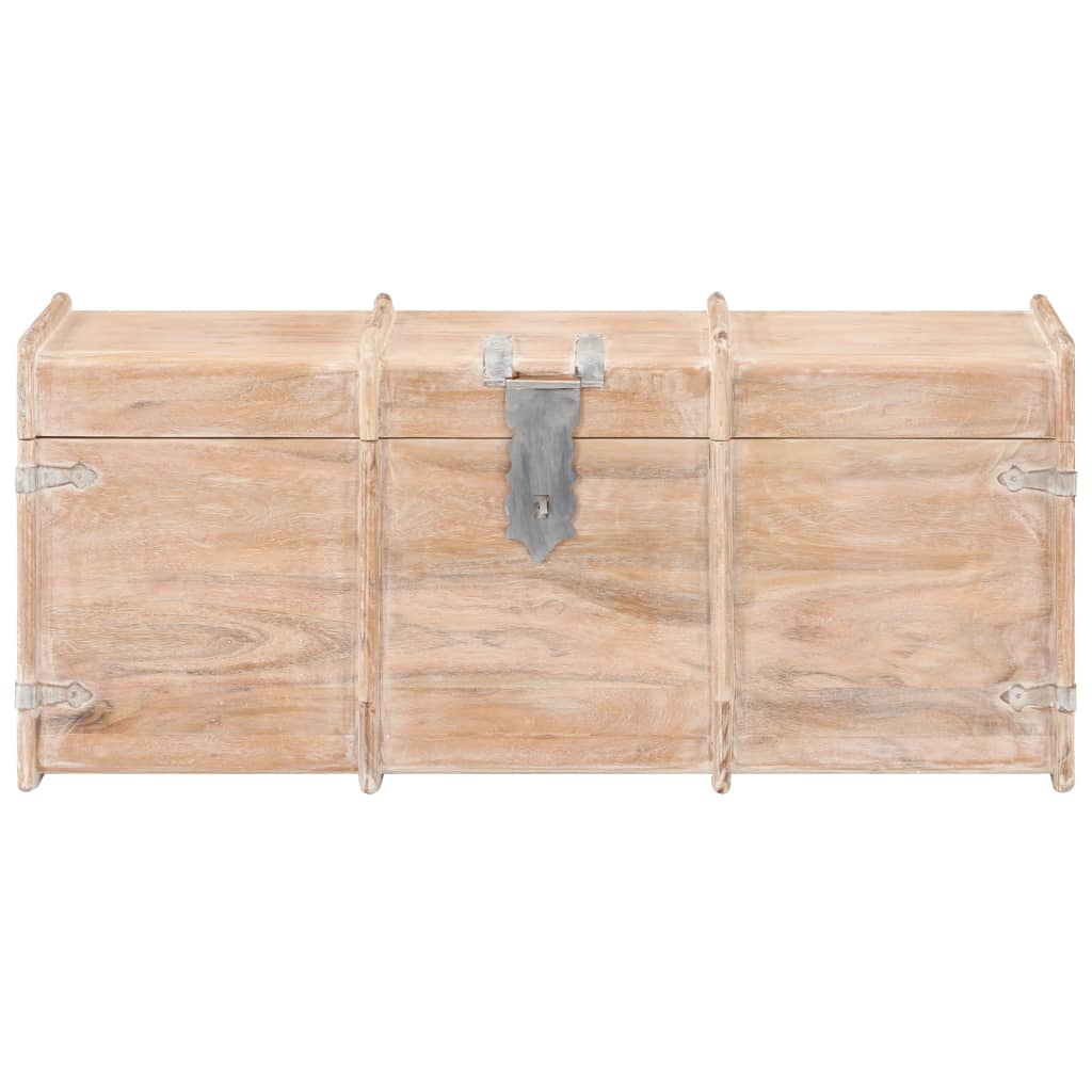 vidaXL Holztruhe 90x40x40 cm Akazie Massivholz