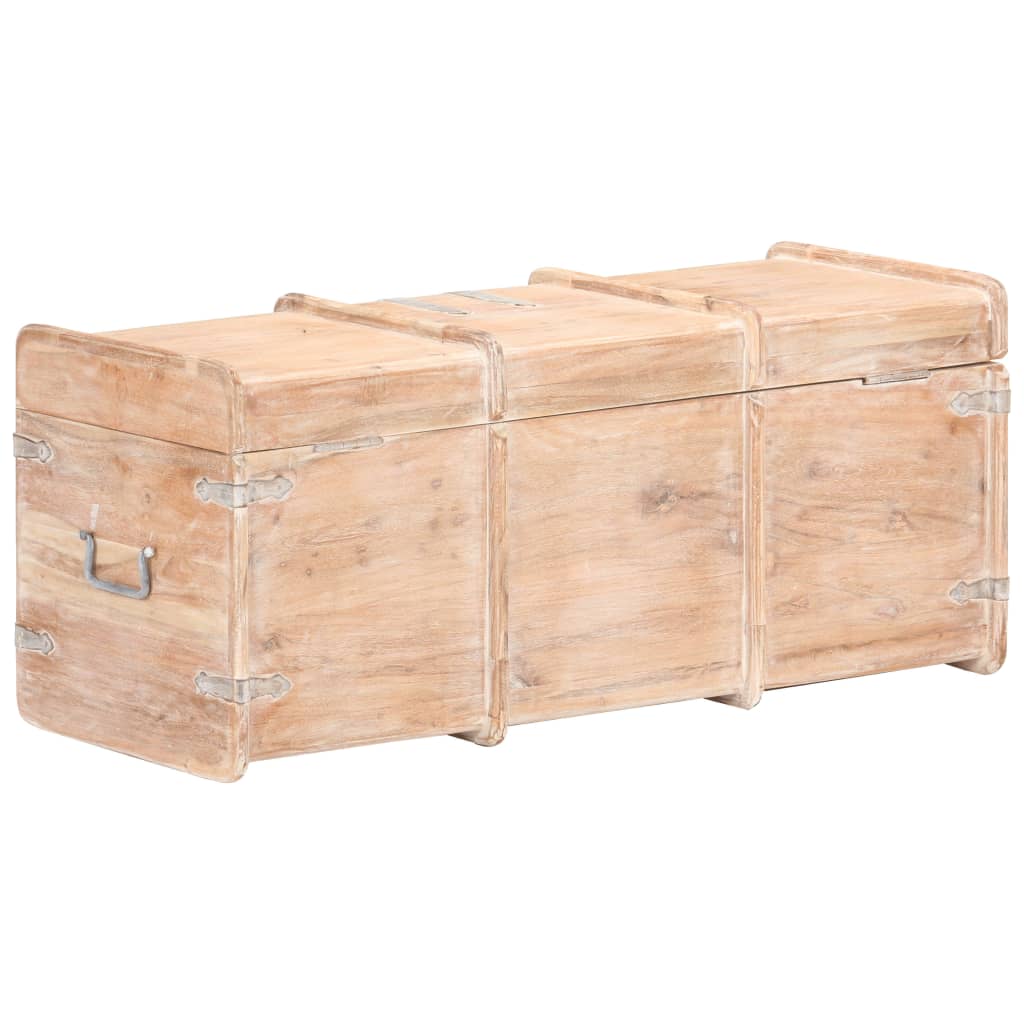 vidaXL Holztruhe 90x40x40 cm Akazie Massivholz