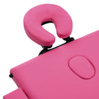 vidaXL Massageliege Klappbar 3-Zonen mit Aluminiumgestell Rosa