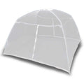 vidaXL Campingzelt Fiberglas Weiß