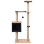 vidaXL Katzen-Kratzbaum mit Sisal-Kratzmatte 123 cm