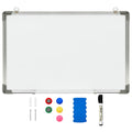 vidaXL Magnetisches Whiteboard Weiß 50 x 35 cm Stahl