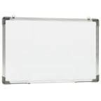 vidaXL Magnetisches Whiteboard Weiß 50 x 35 cm Stahl