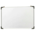 vidaXL Magnetisches Whiteboard Weiß 50 x 35 cm Stahl