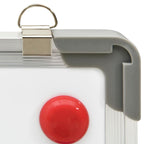 vidaXL Magnetisches Whiteboard Weiß 50 x 35 cm Stahl