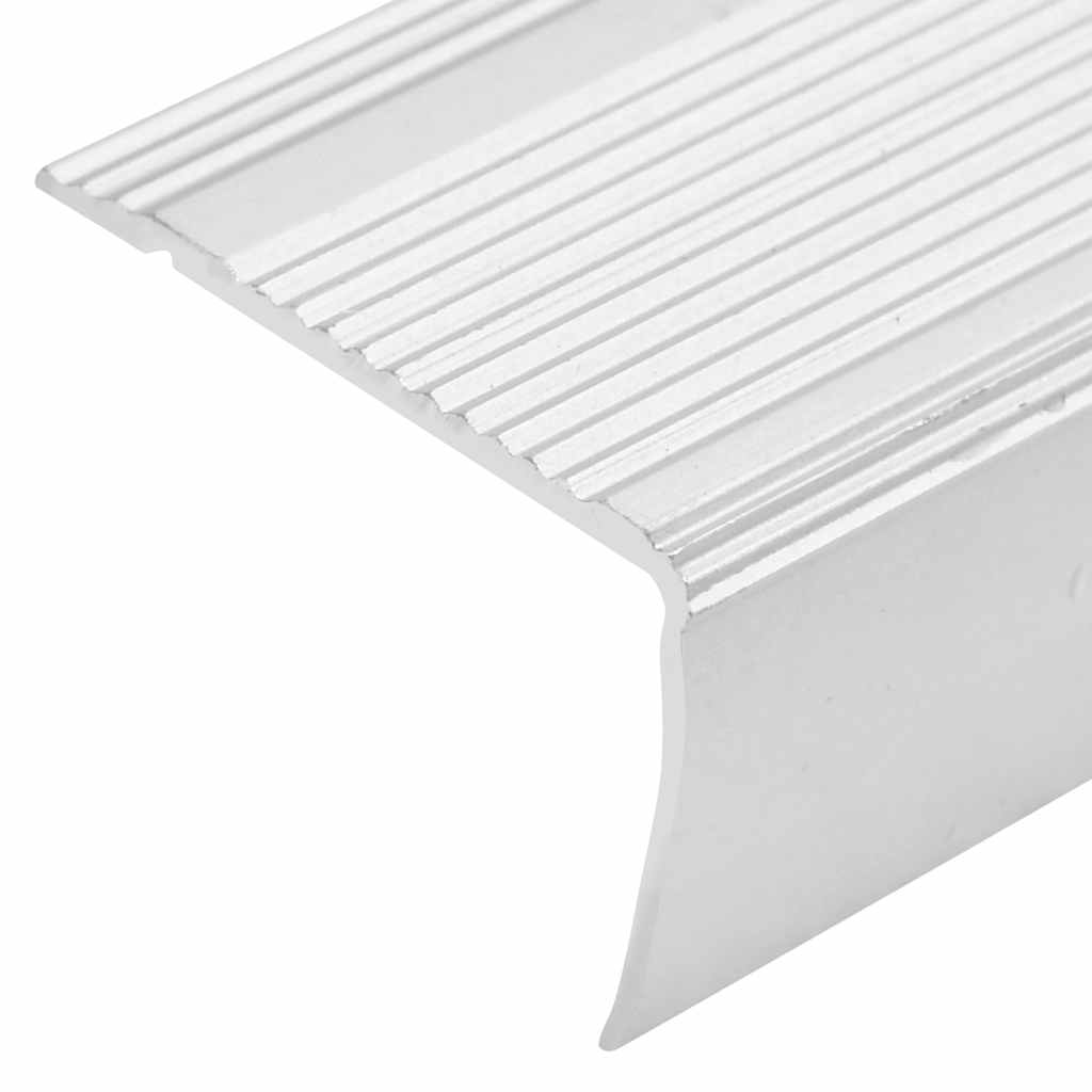 vidaXL Treppenkantenprofile in L-Form 5 Stk. Aluminium 90 cm Silbern