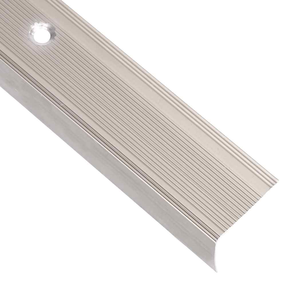 vidaXL Treppenkantenprofile in L-Form 5 Stk. Aluminium 90cm Champagner