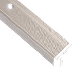 vidaXL Treppenkantenprofile L-Form 15 Stk. Aluminium 90cm Champagner