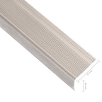 vidaXL Treppenkantenprofile in L-Form 5Stk. Aluminium 100cm Champagner