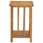 vidaXL Zeitungstisch 45x35x55 cm Eiche Massivholz