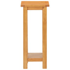 vidaXL Beistelltisch 27x24x55 cm Eiche Massivholz