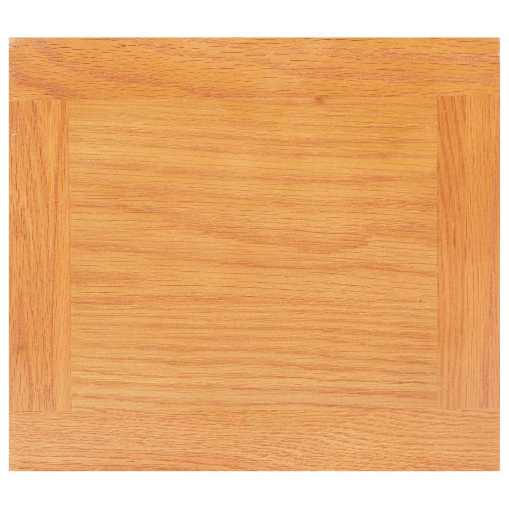 vidaXL Beistelltisch 27x24x55 cm Eiche Massivholz
