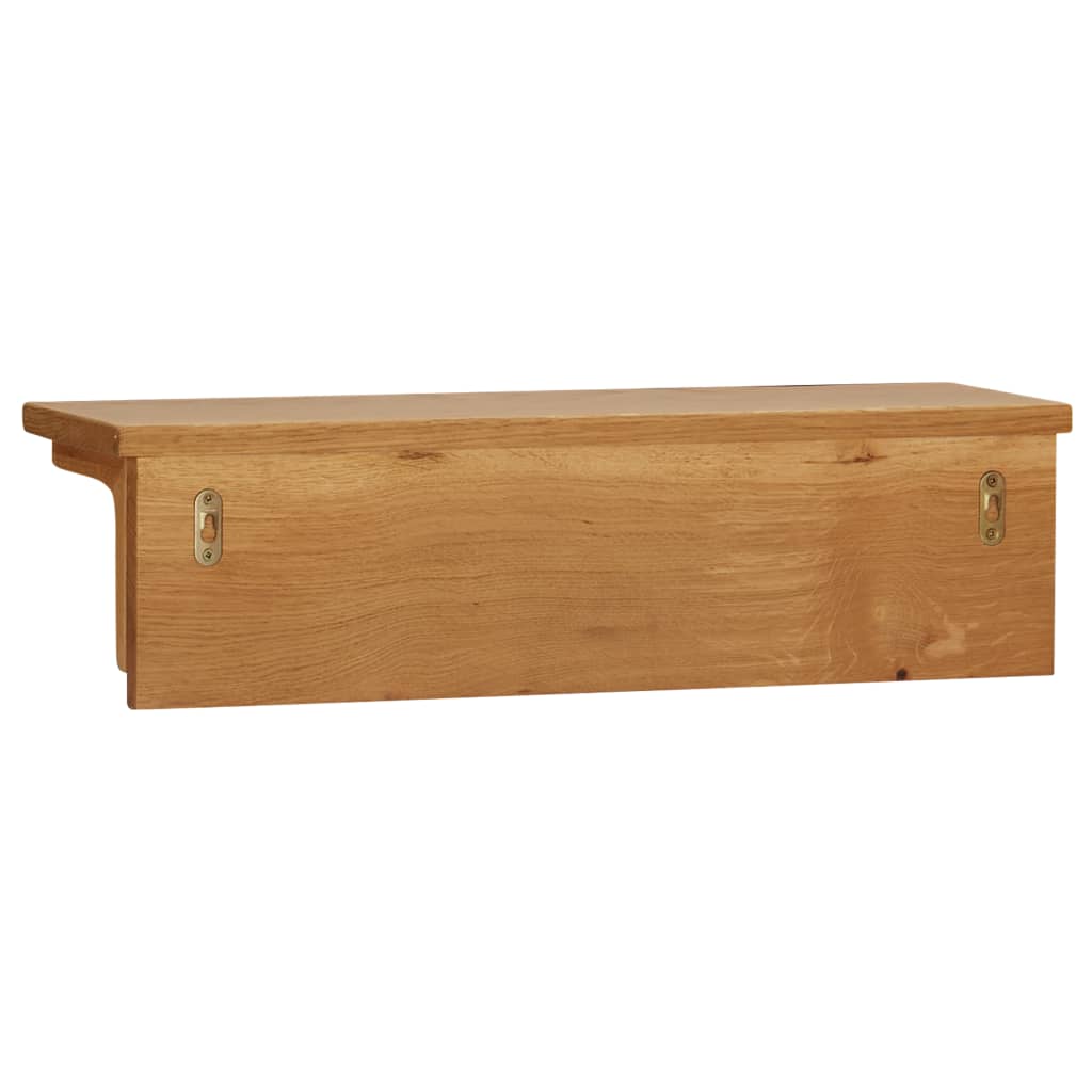 vidaXL Wandgarderobe Massivholz Eiche