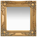 vidaXL Wandspiegel im Barock-Stil 40x40 cm Golden