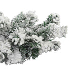 vidaXL Weihnachtsgirlande mit Schnee Grün 5 m PVC