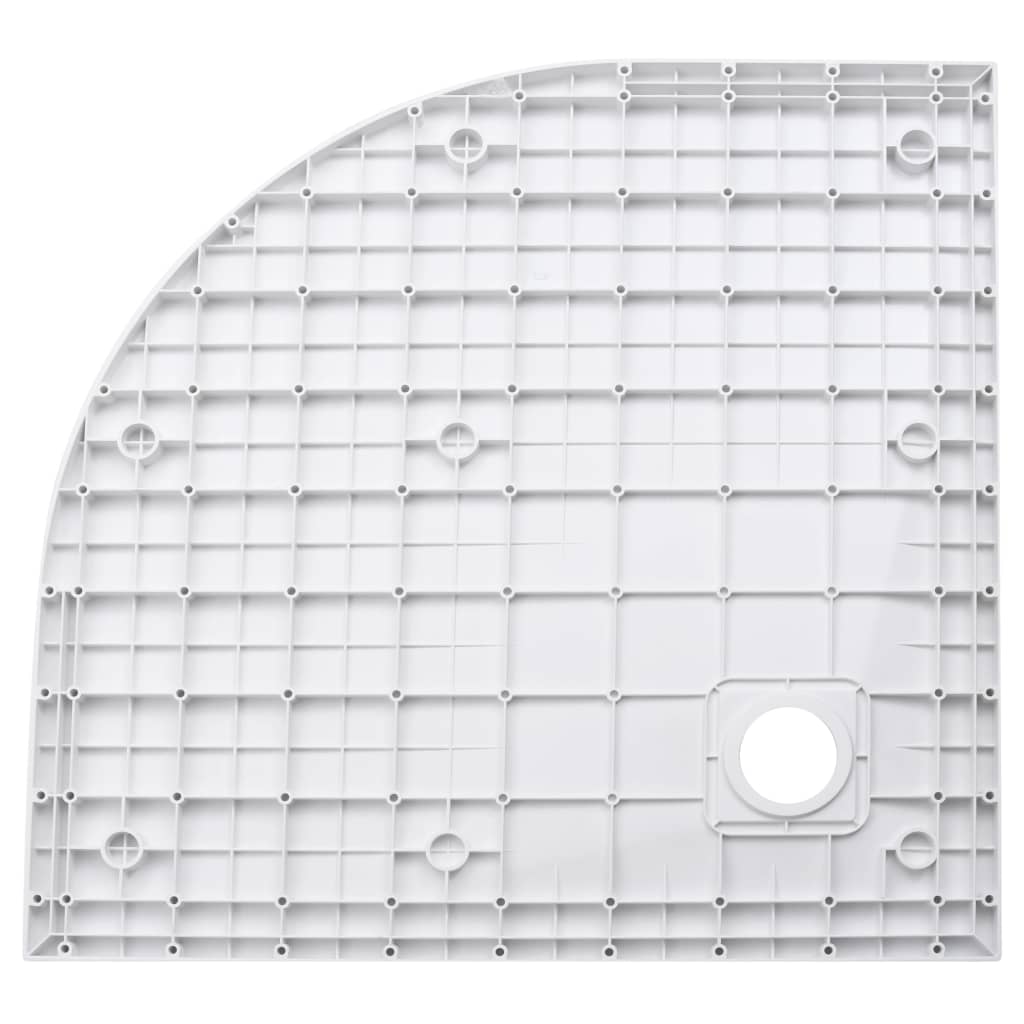 vidaXL Duschtasse SMC Weiß 90x90 cm